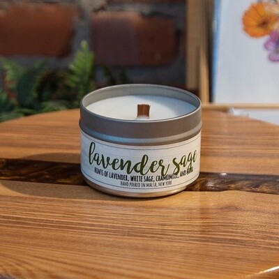 Thistle Lavender Sage Scented Candle - 4 oz