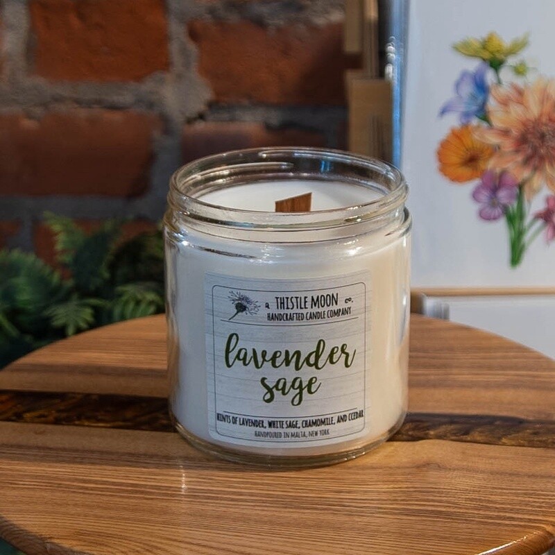 Thistle Lavender Sage Scented Candle - 16 oz