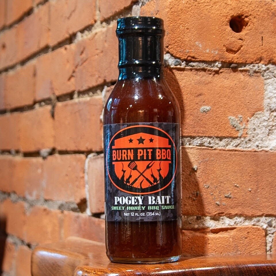Burn Pit 12 oz. &#39;Pogey Bait&#39; Sweet Honey BBQ Sauce