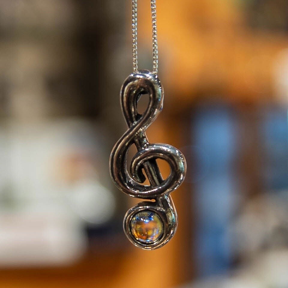 LeightWorks Musical Note Pendant (Blue)