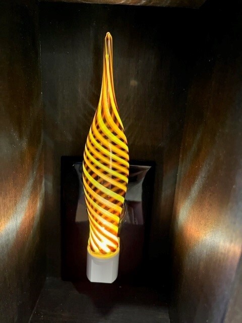 Probstein Glass Nightlight Gold/Orange