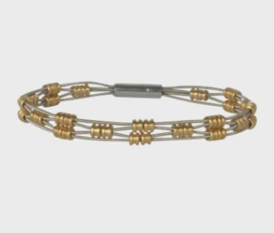 High Strung Allero Bracelet Two Tone LG