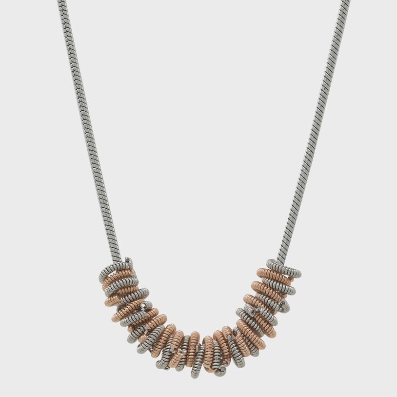High Strung Two Tone Staccato Necklace