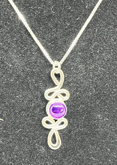 Reflections In Silver Neck Endear Pink Quartz