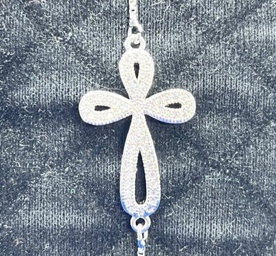 Kalli Bracelet Silver Loop Cross