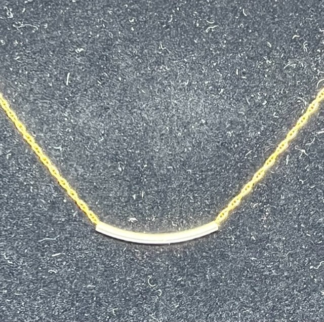 Sunshine On Water Necklace Gold Filled Layering Chain