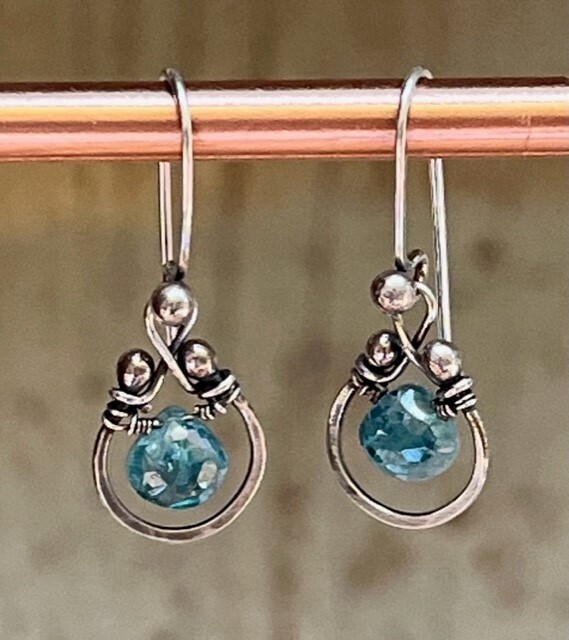 Zuzco Earrings Natural Zircon