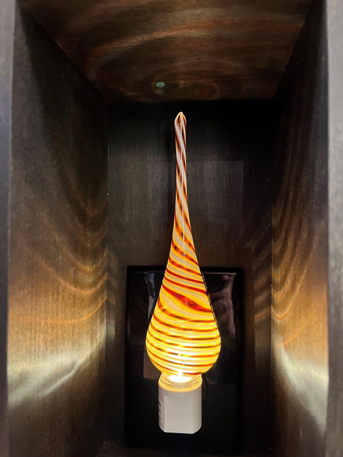 Probstein Glass Nightlight Red/Orange/White