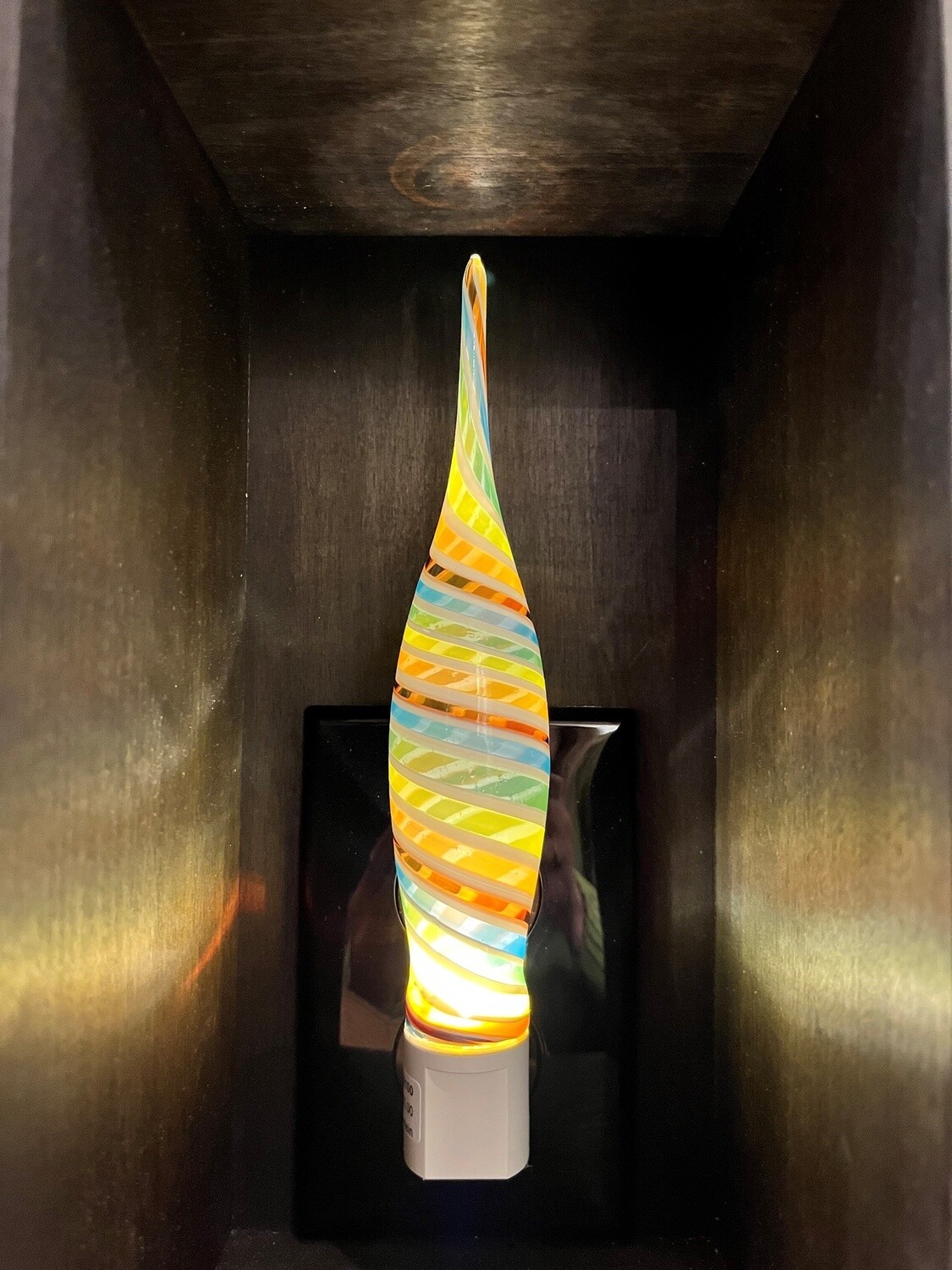 Probstein Glass Nightlight Soft Rainbow