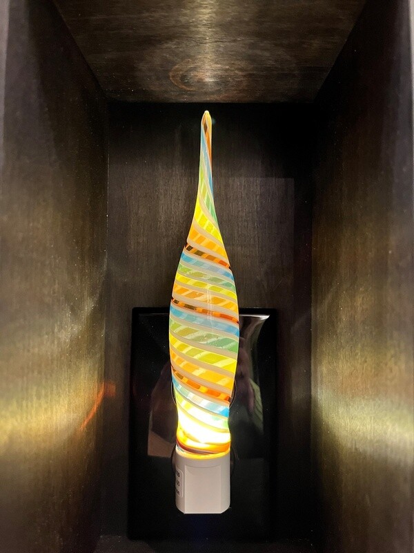 Probstein Glass Nightlight Soft Rainbow