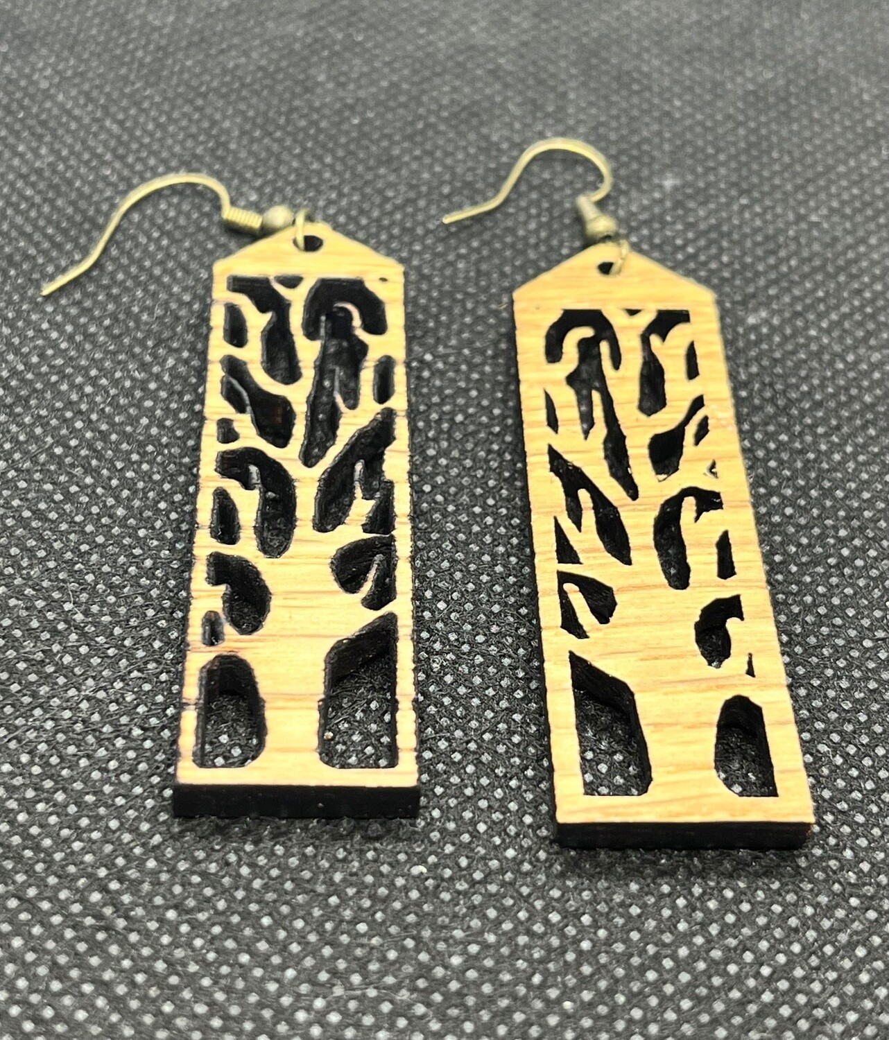 By Julius Earring Wood Tree Light