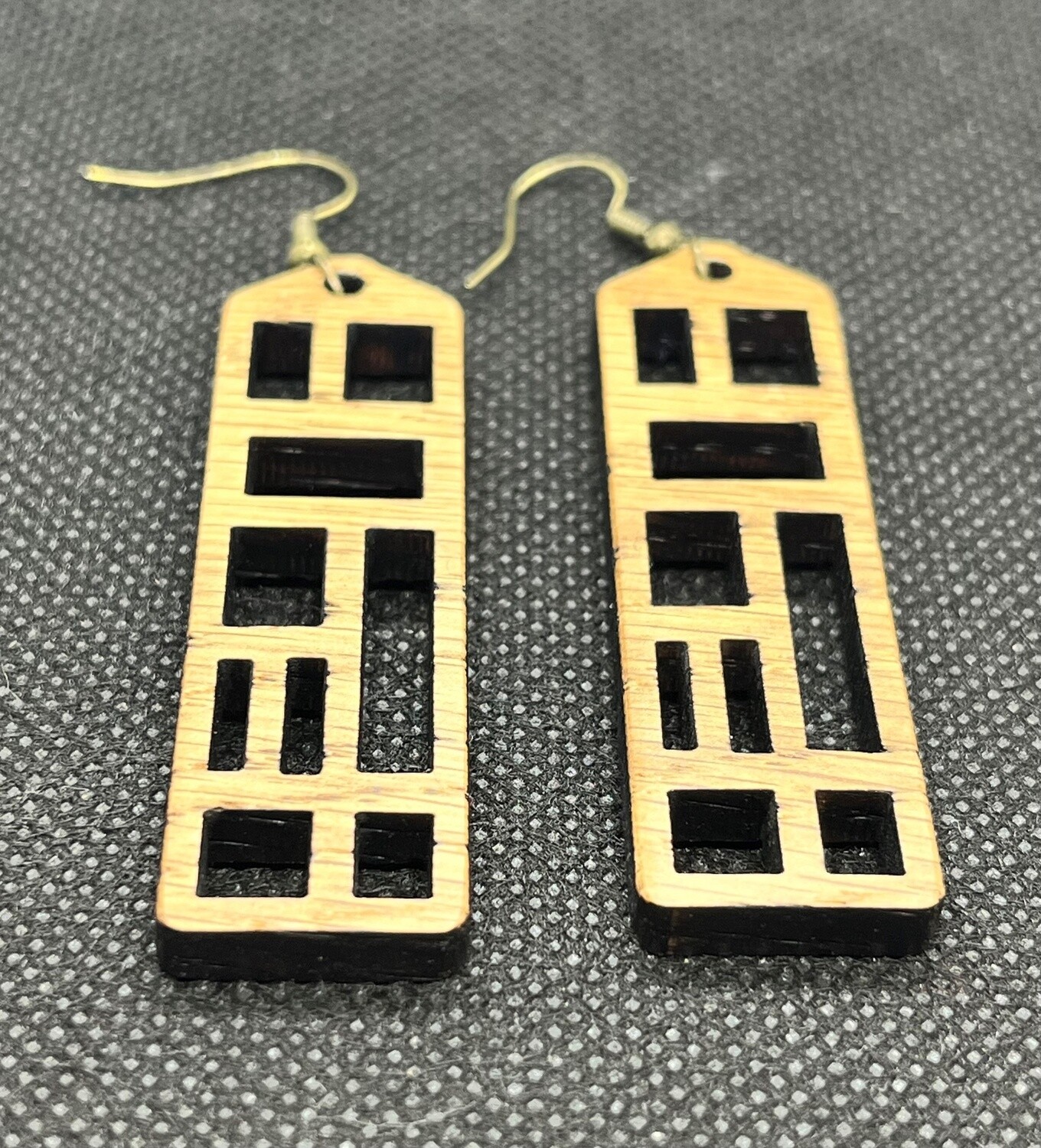 By Julius Earring Wood Boxes Light