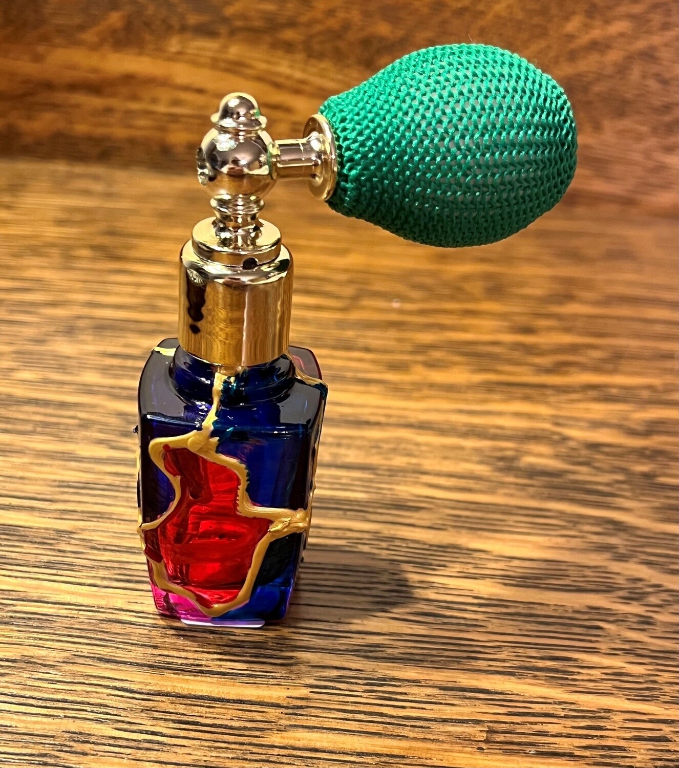 Sturzinger Perfume Bottle - Pompetta Rilievo, Color: Green