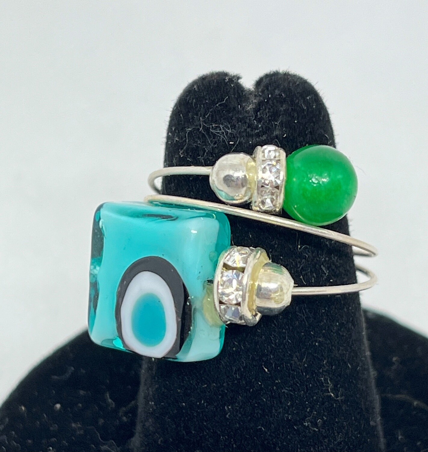 Sturzinger Ring Wrap Around, Color: Green