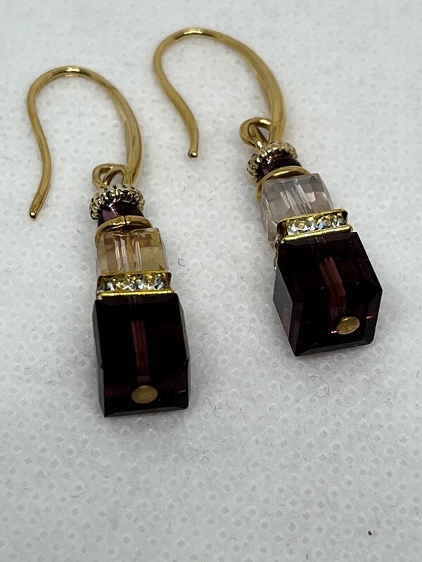Sturzinger Earrings Erica Plum