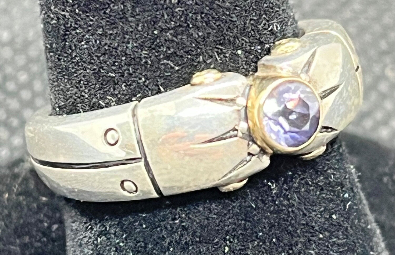 David &amp; Ronnie Iolite Ring