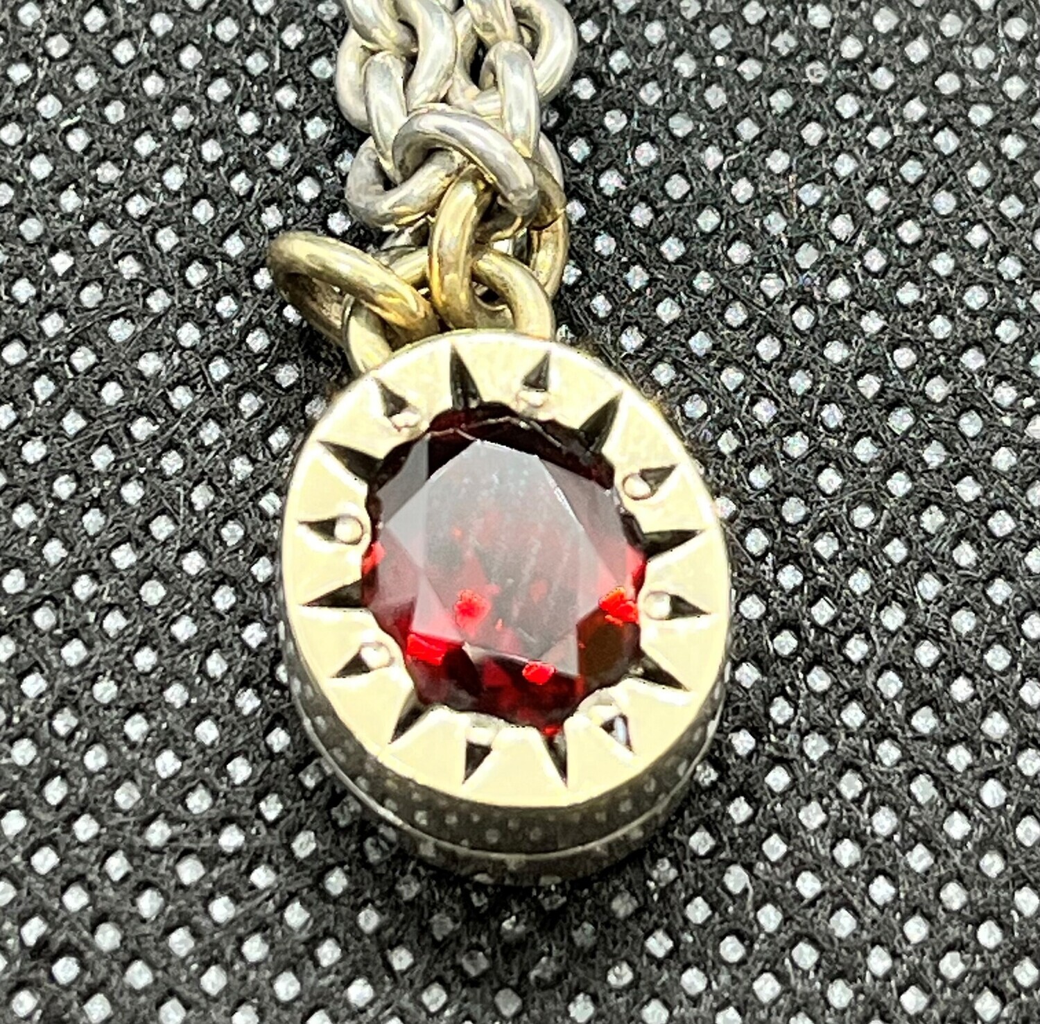 David &amp; Ronnie Garnet Necklace