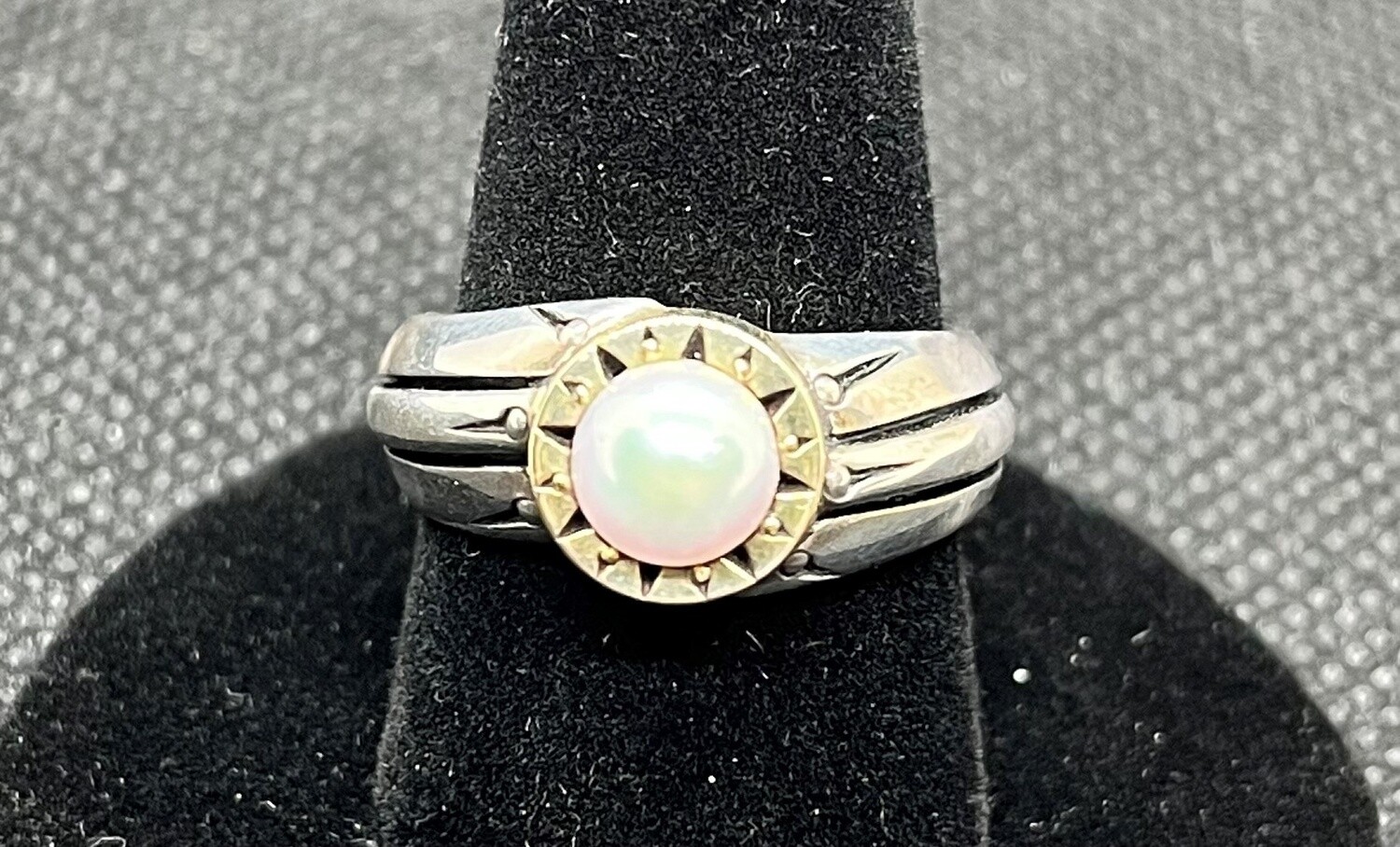David &amp; Ronnie Akoya Pearl Ring