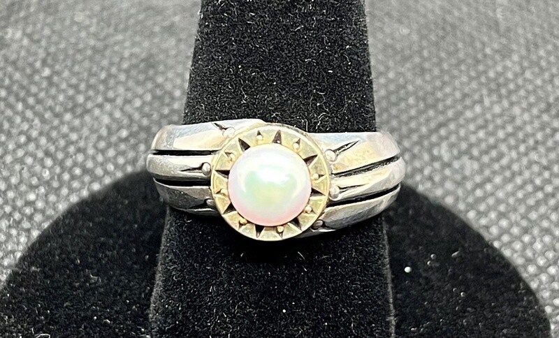David &amp; Ronnie Akoya Pearl Ring