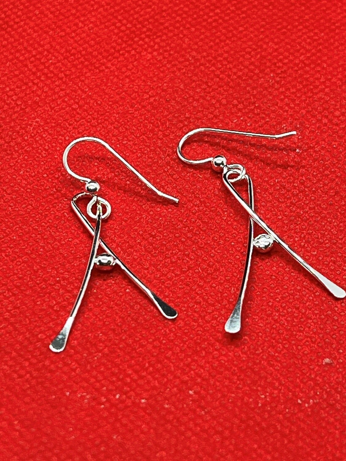 Reflections In Silver Earrings &quot;Avis&quot;
