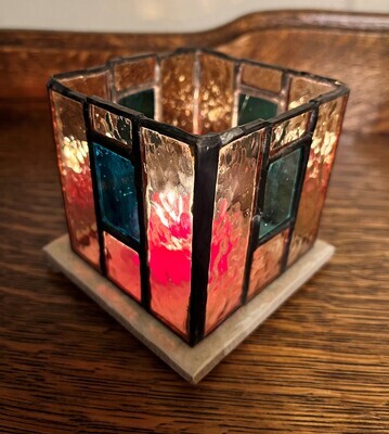 Horvath Stained Glass Votive Holders