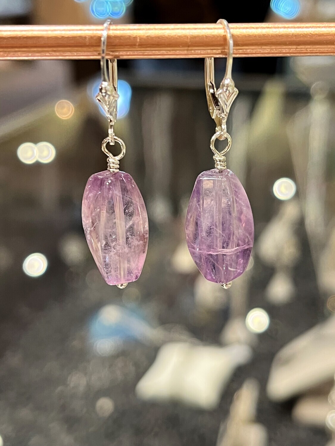 Visser Earrings Rainbow Flourite