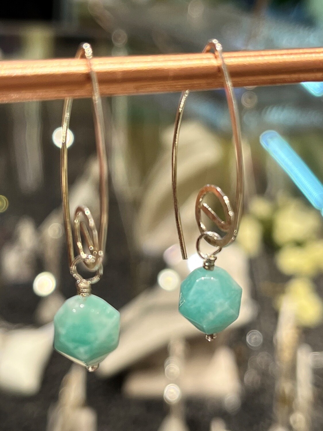 Visser Earrings Amazonite