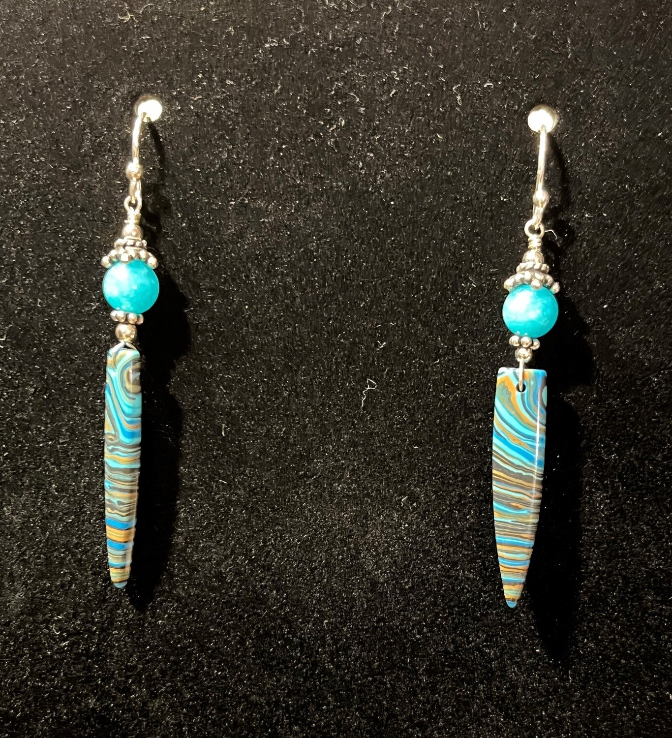 Estancia Rainbow Jasper Dagger Earrings