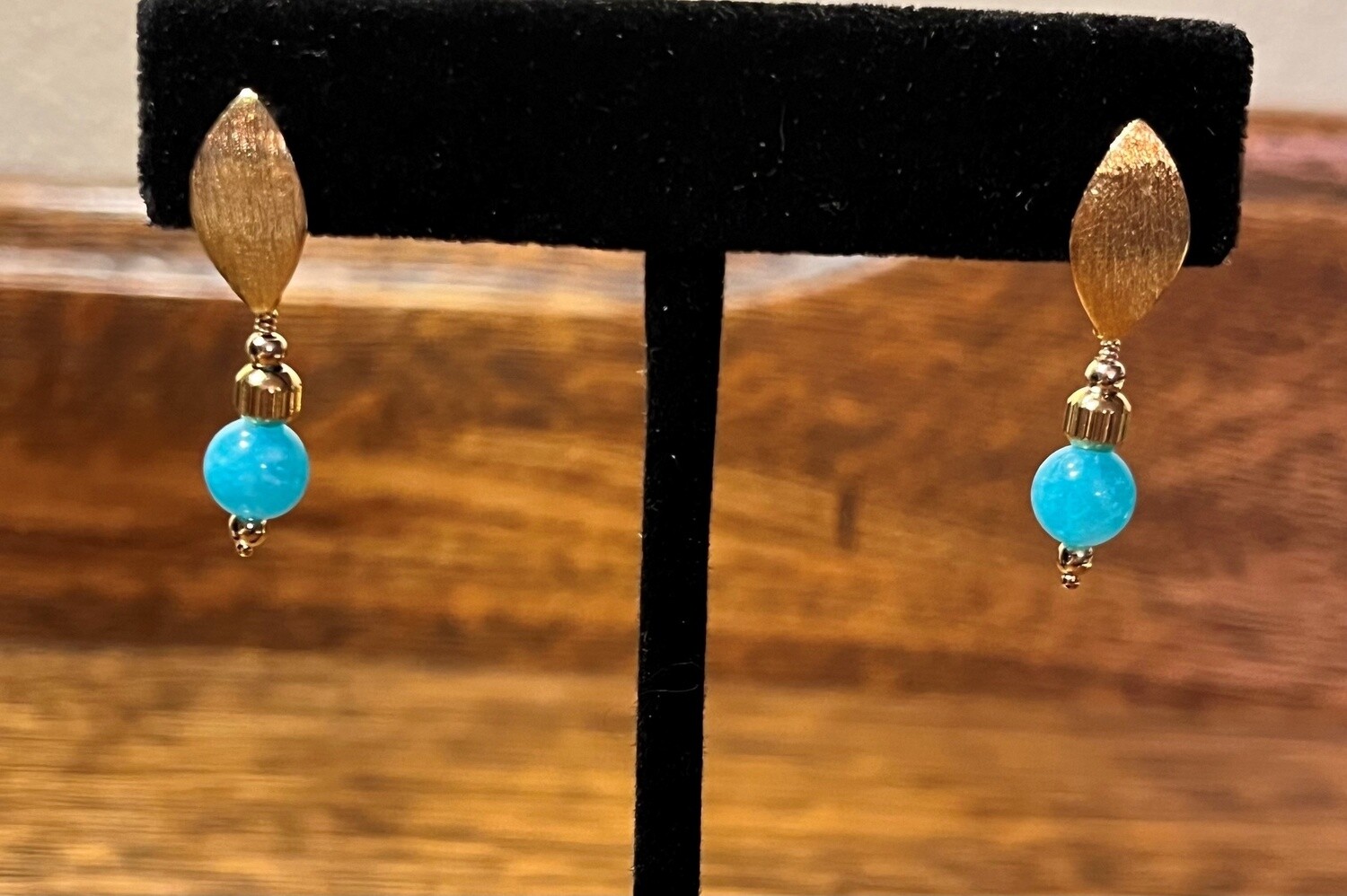 Estancia Blue agate Post Earrings
