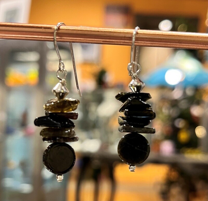 Rasmussen Earrings Black Tourmaline