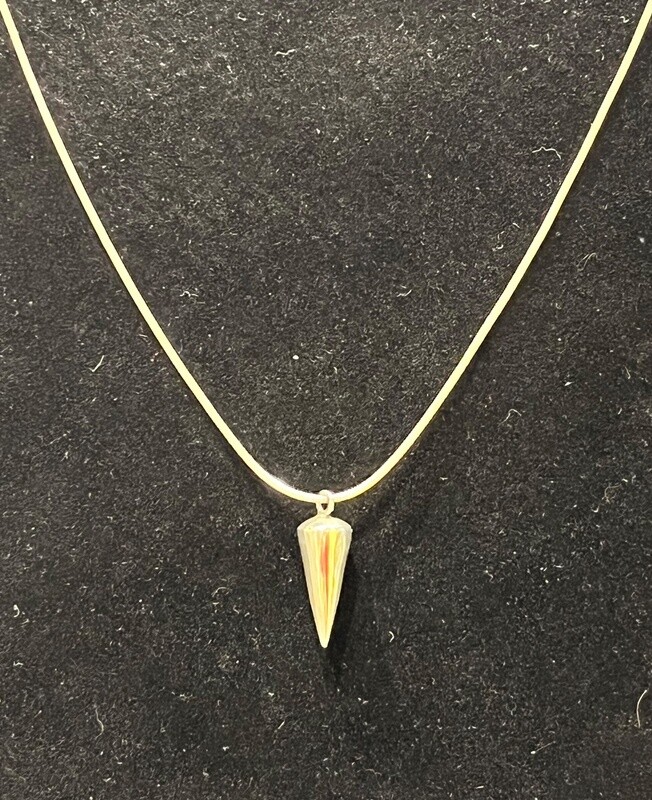 Rasmussen Necklace Silver Dart Drop