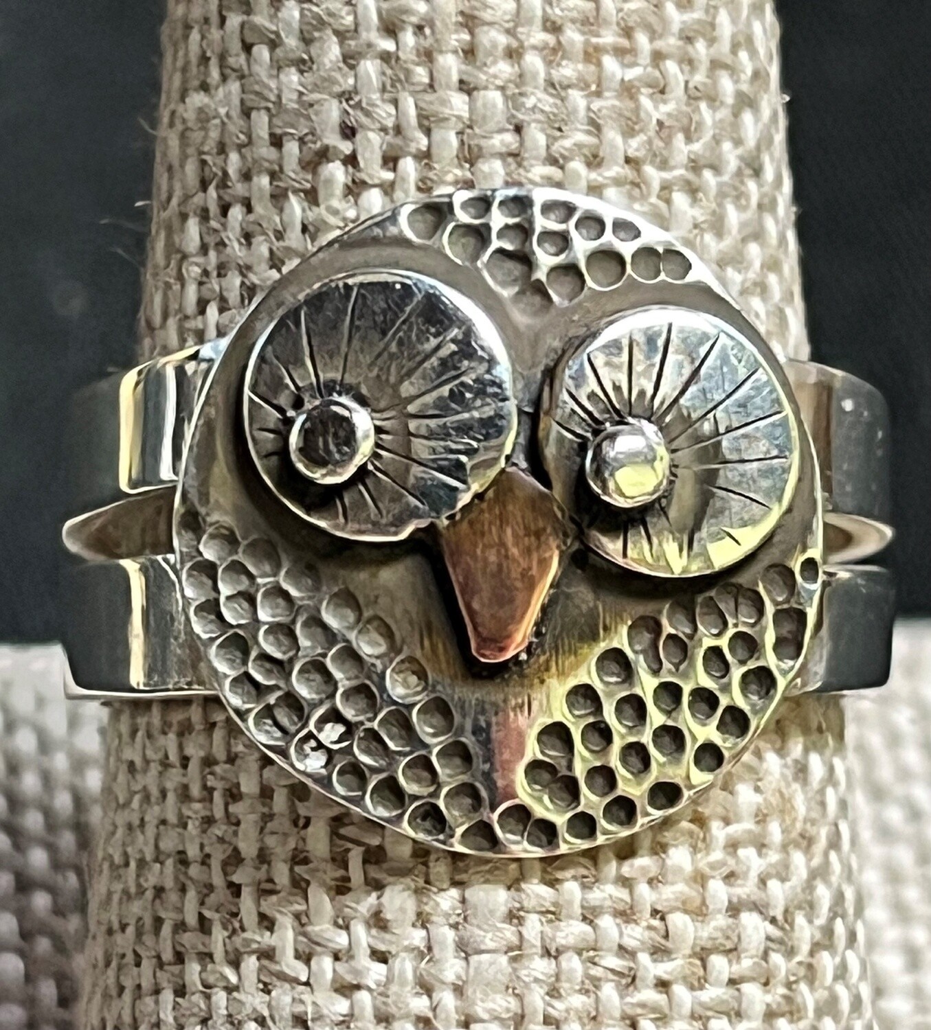 Gonzales Ring Owl Face