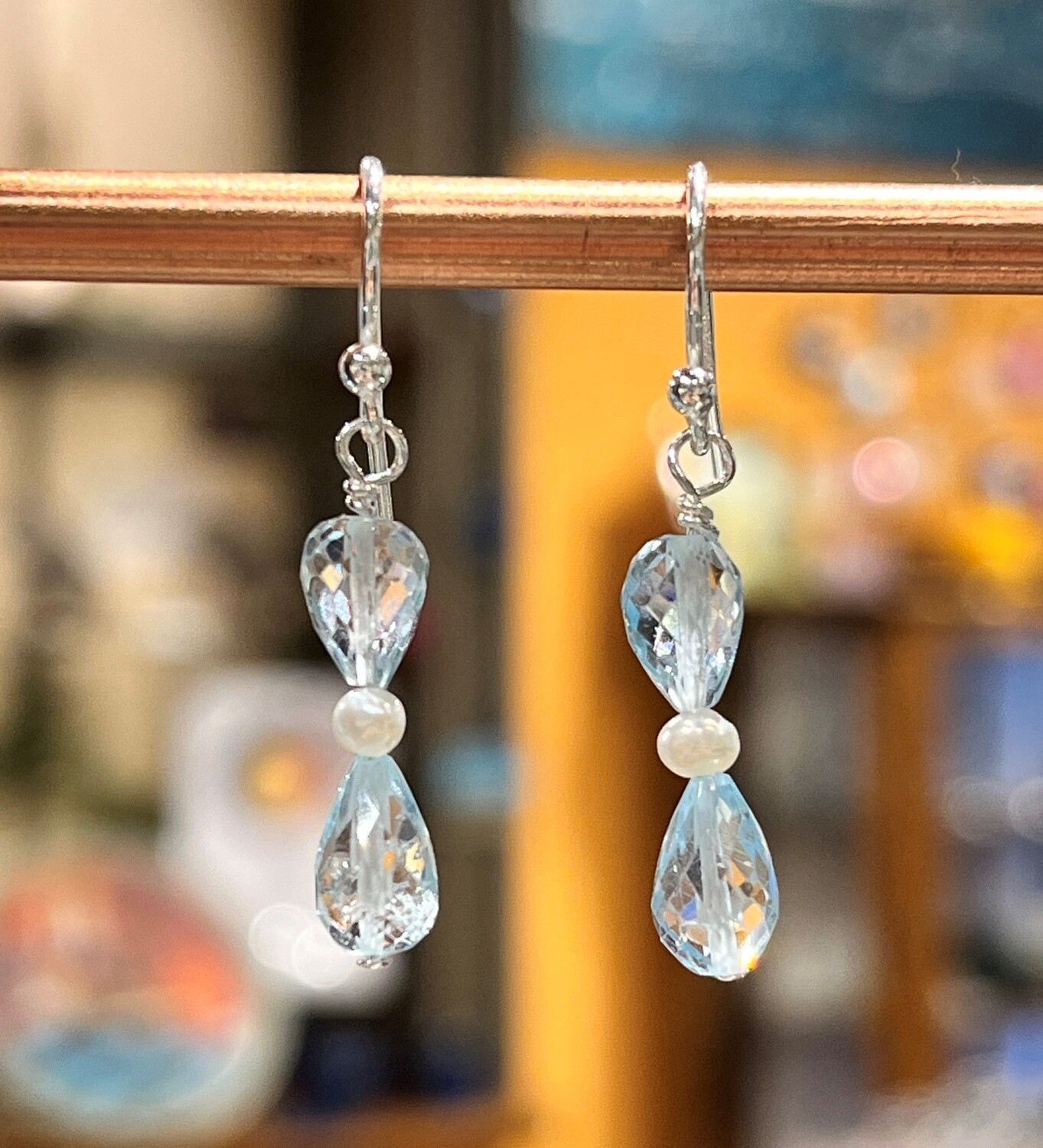 Trueworthy Earrings Double Topaz