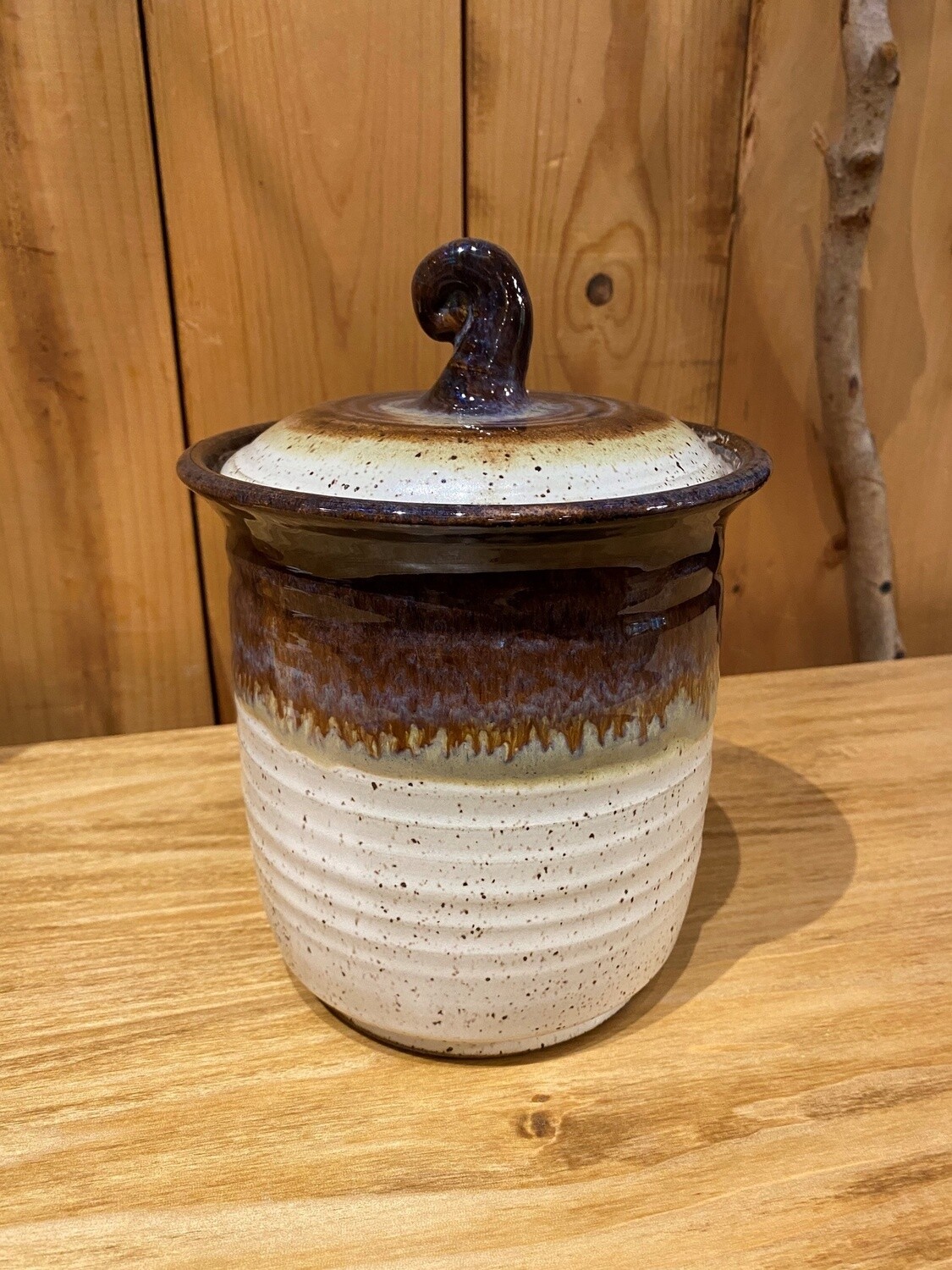 Johnson Ceramic Cookie Jar