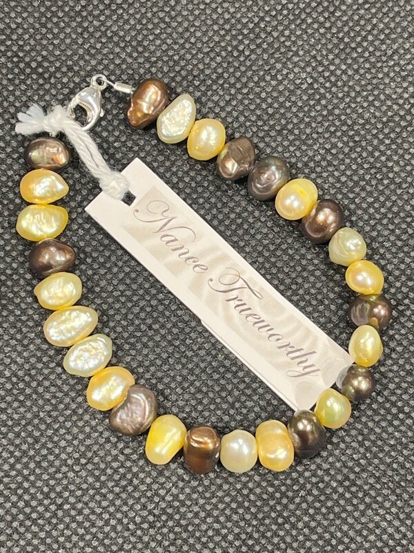 Trueworthy Bracelet Yellow/Black Pearl