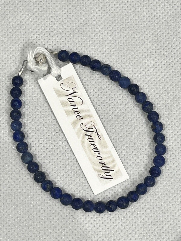Trueworthy Bracelet Small Matte Lapis