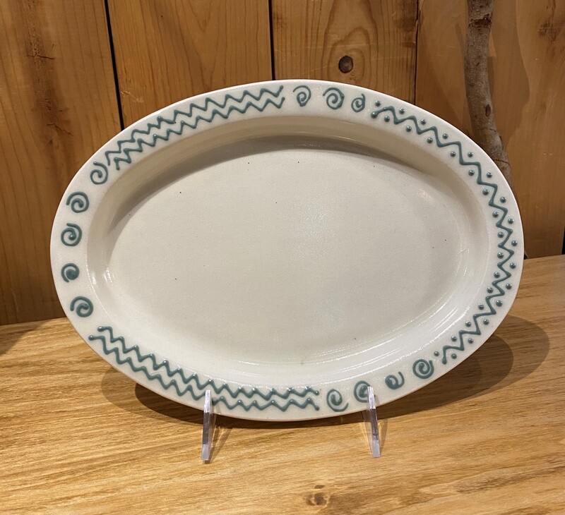 Hartman Tray Small Oval Aztec Pattern