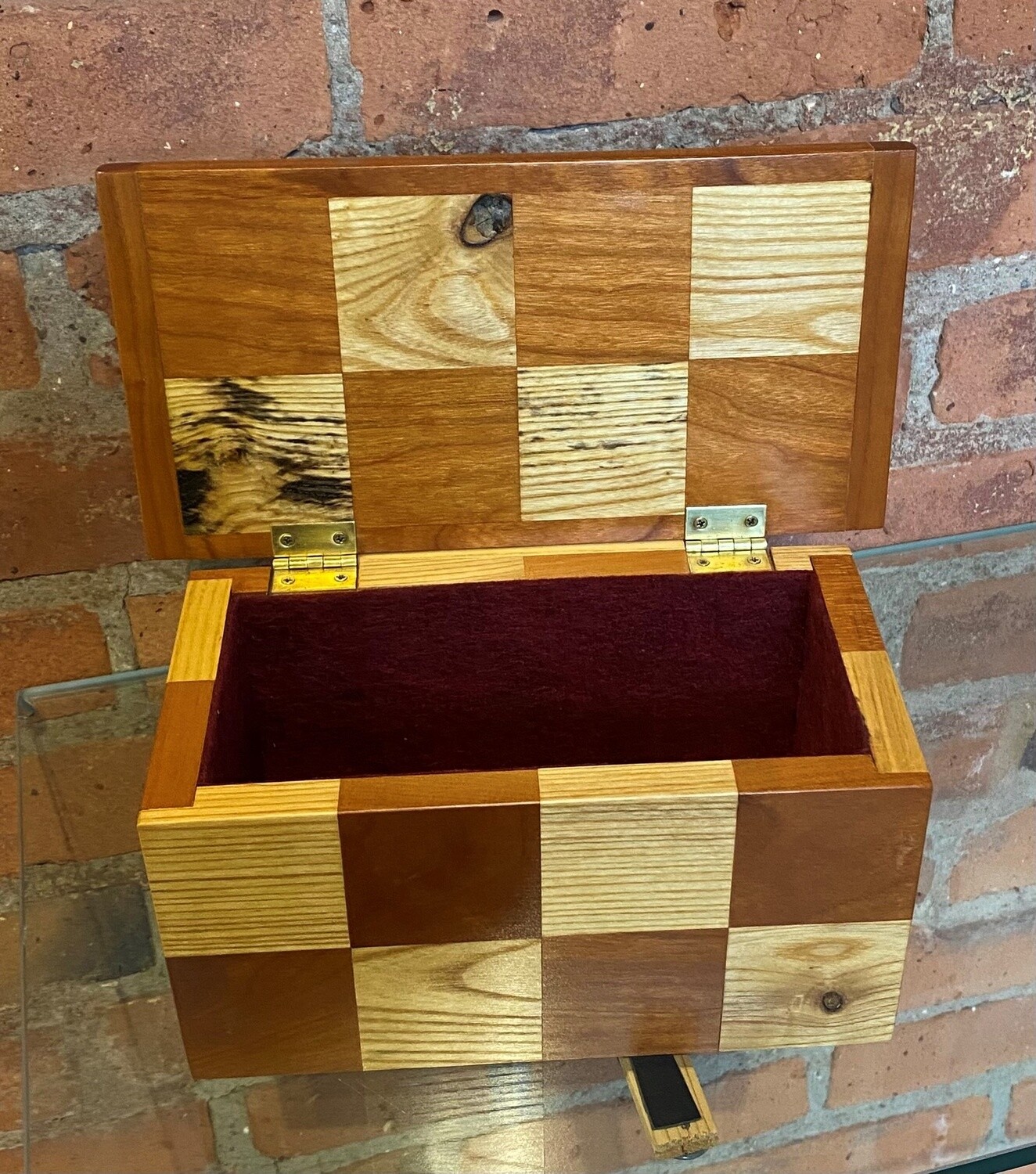 Boxery Jewelry Box Cherry and Ash