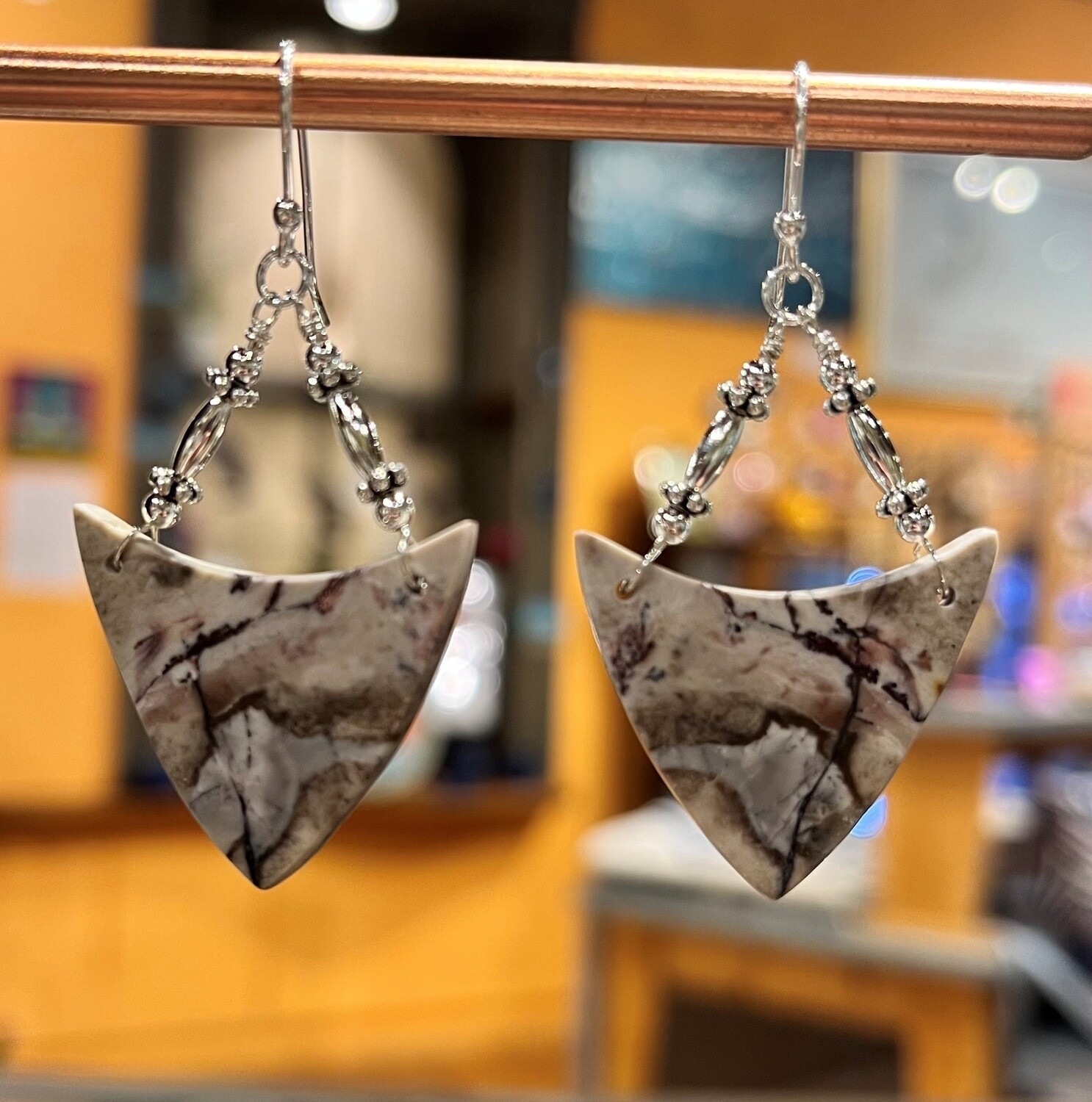 Estancia Earrings Chohua Jasper