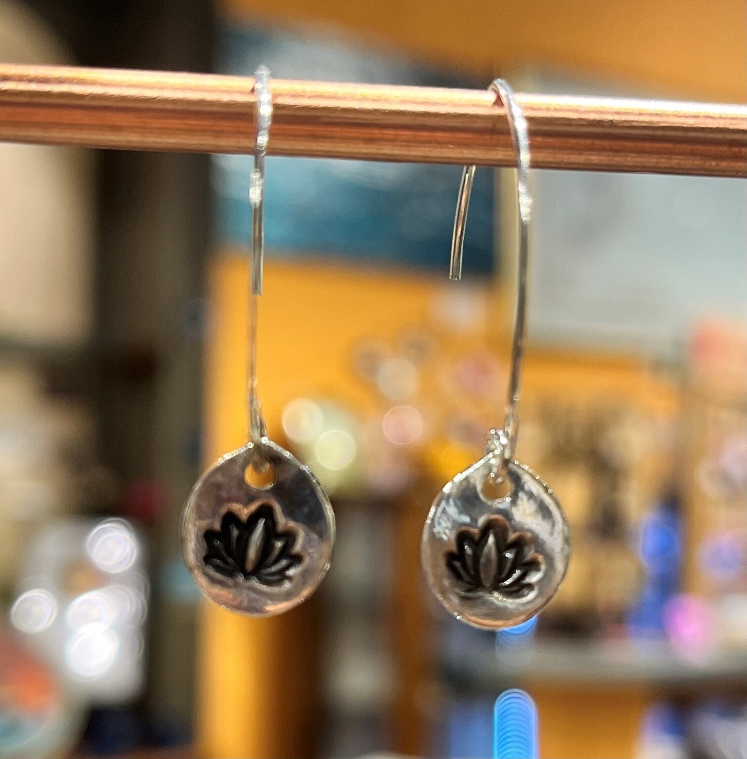 Estancia Earrings Lotus Flower