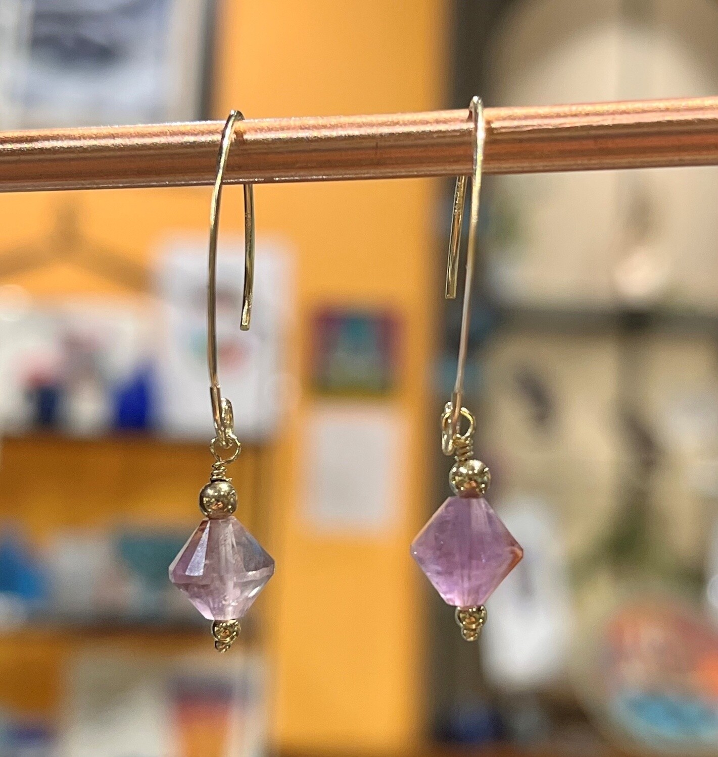 Estancia Earring Purple Quartz