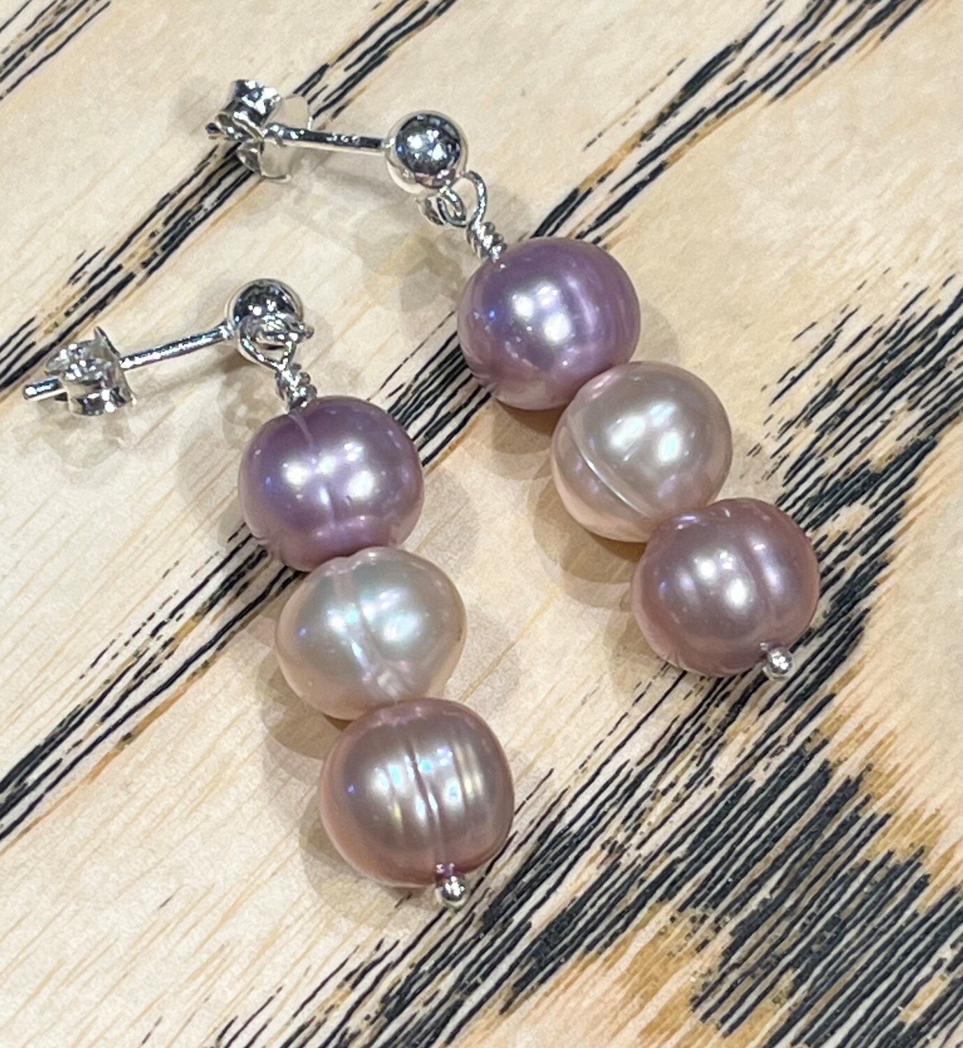 Demitre Earring Stack Pearls On Post
