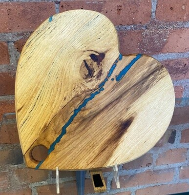 On The Edge Heart Shaped Cutting Board/Serving Tray