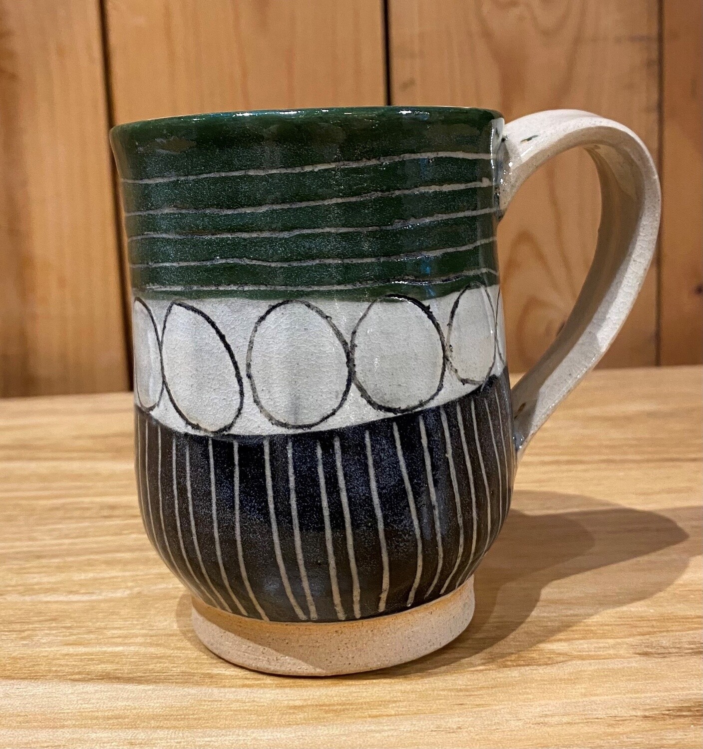 Gookin Tall Mug Green /Black