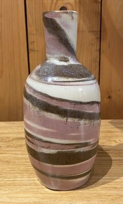 BMF Bottle Vase Mauve/Brown