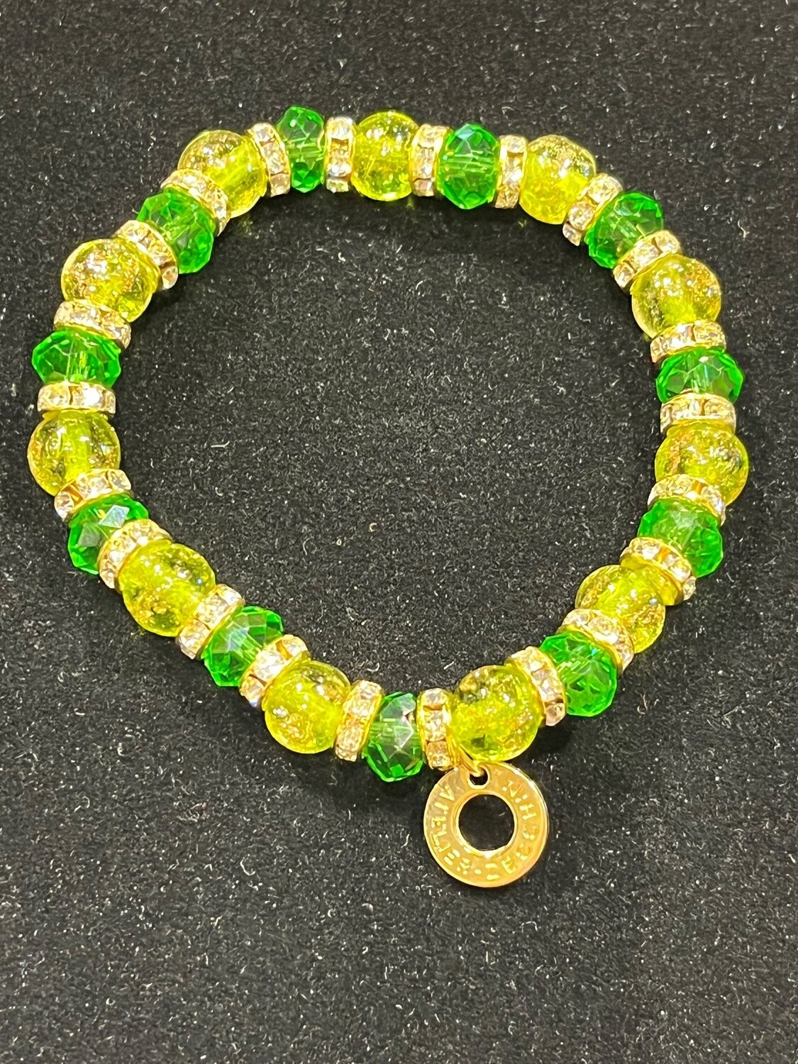 Sturzinger Bracelet Mini Luna Stretch, Color: Green