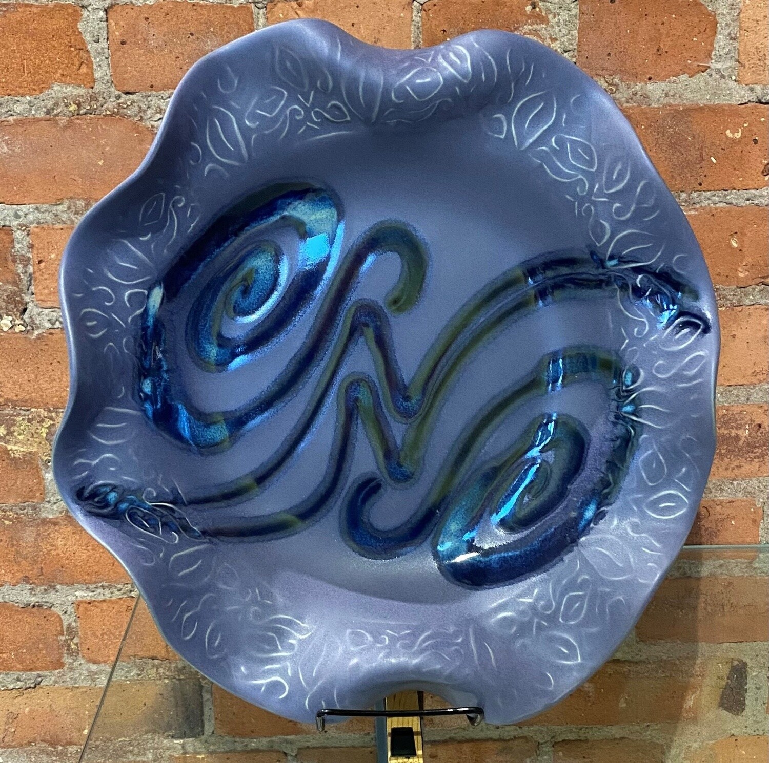 Hilborn Platter Periwinkle