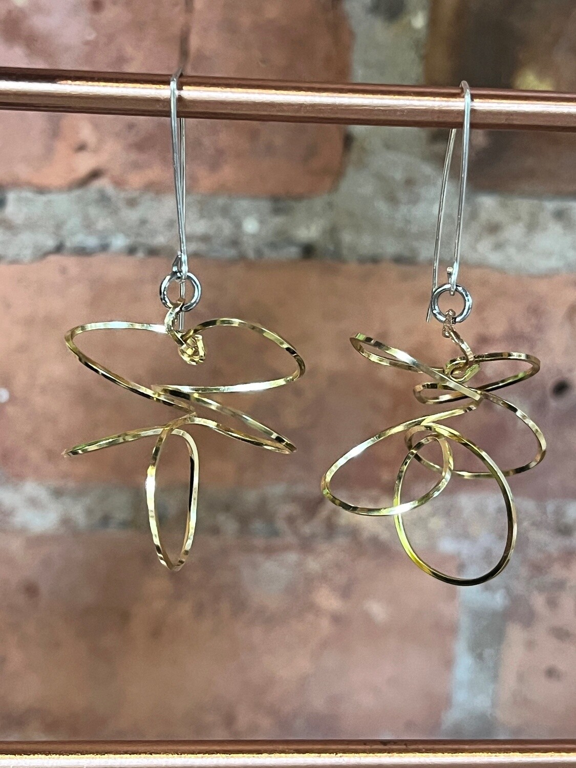 Tsay Earrings Gold &quot;Twisted Spiral&quot;