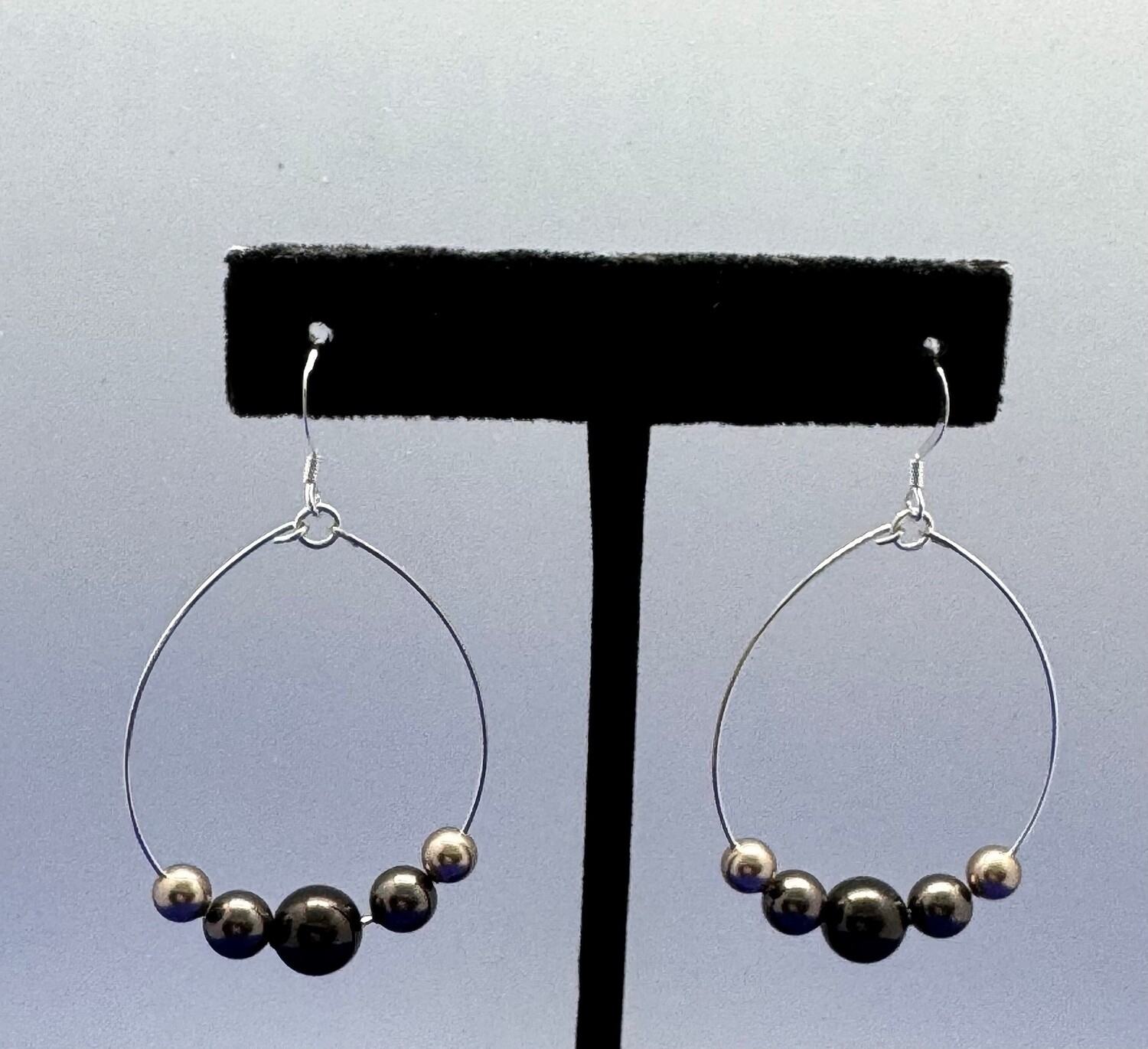 CA Jewelry Earring Hoop Brown Bronze