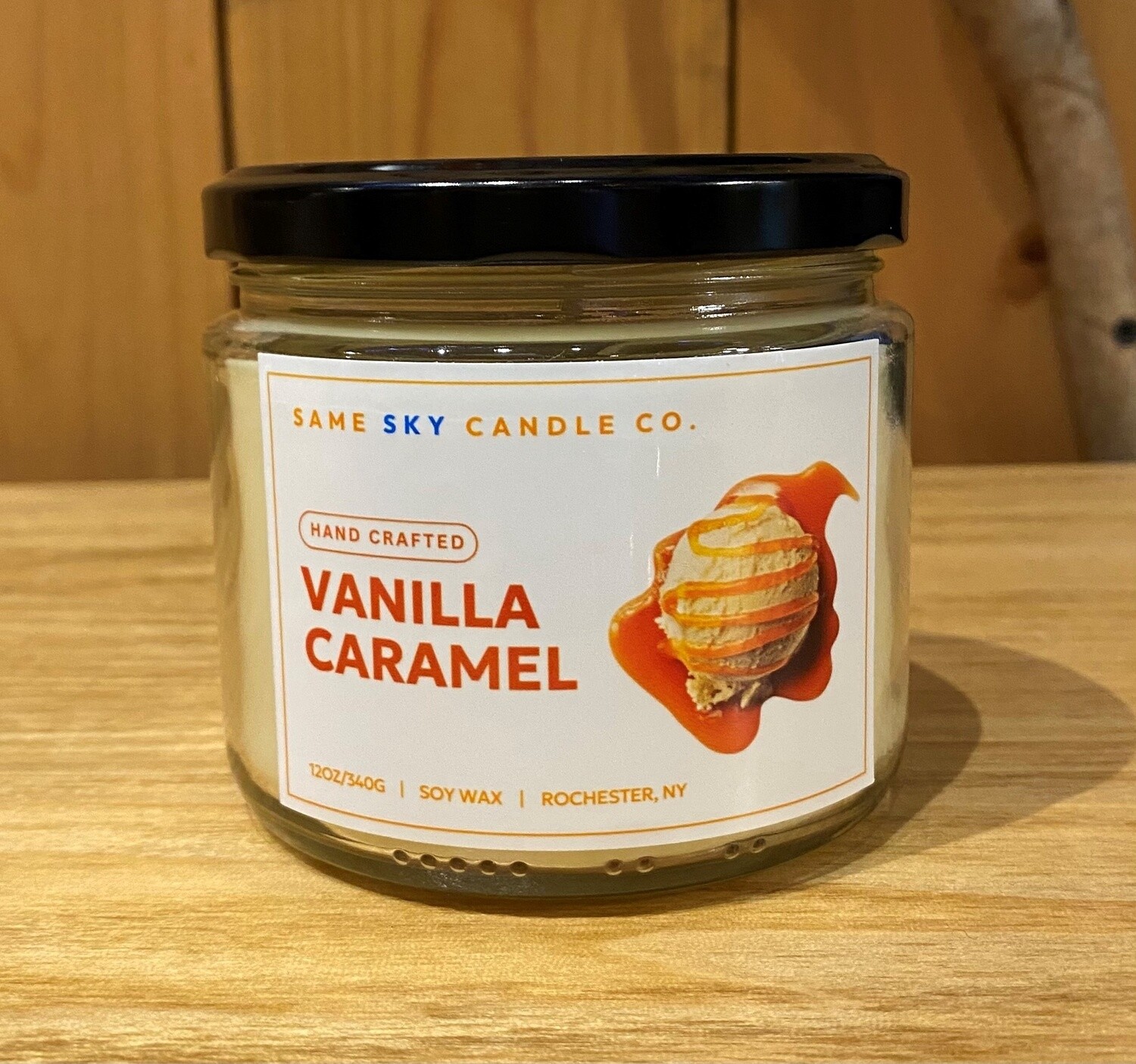 Same Sky Candle 12oz Vanilla Caramel